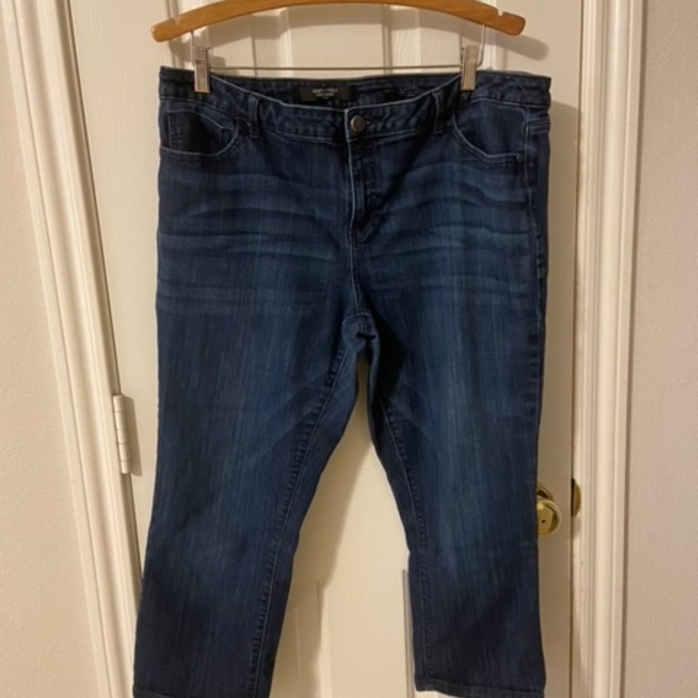Simply Vera Vera Wang denim capri